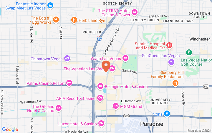 mirage las vegas casino map